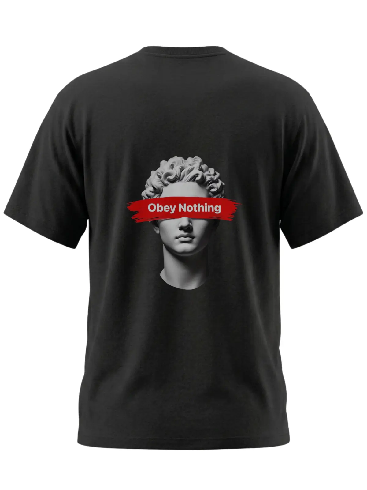 OBEY NOTHING OVERSIZED MEN - BLACK