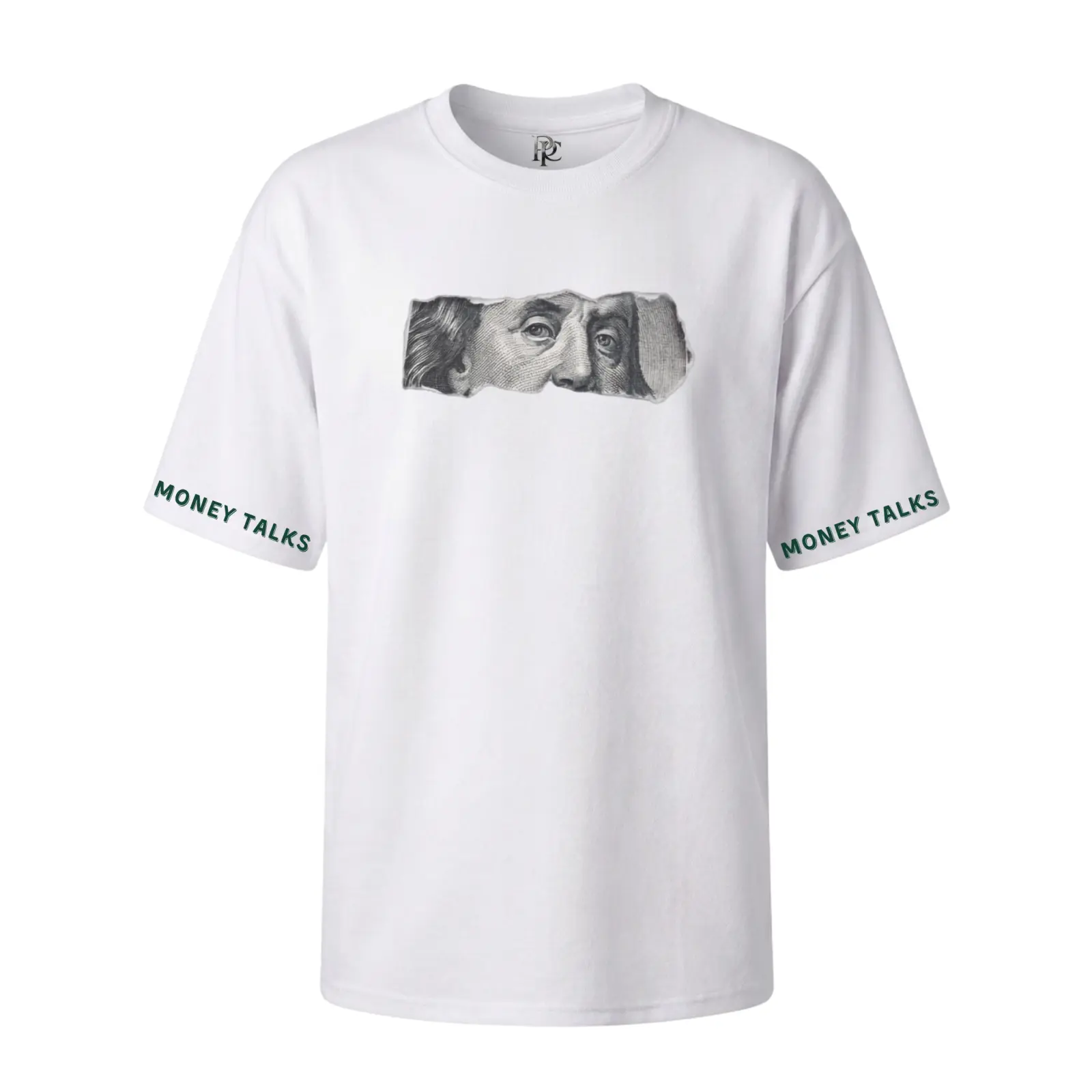 MONEY TALKS OVERSIZED MEN - WHITE
